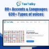 TexTalky AI Text-to-Speech: Lifetime Subscription