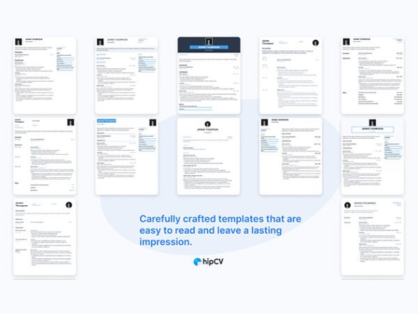 hipCV Resumé Builder Pro Plan: Lifetime Subscription