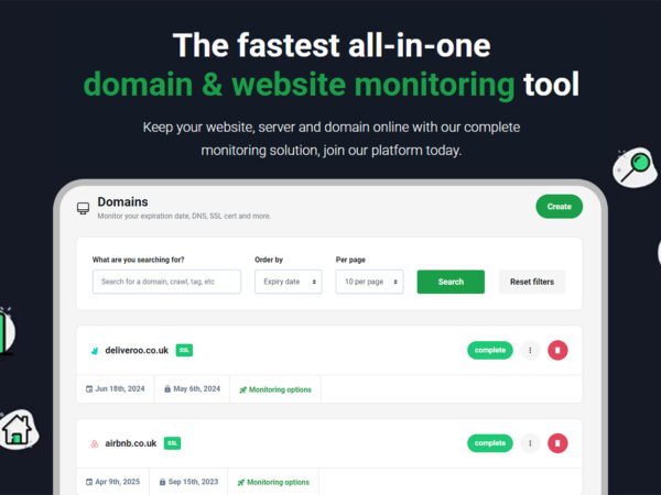 Domain Monitor Pro Plan: Lifetime Subscription