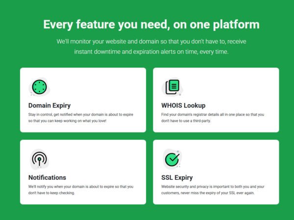 Domain Monitor Pro Plan: Lifetime Subscription